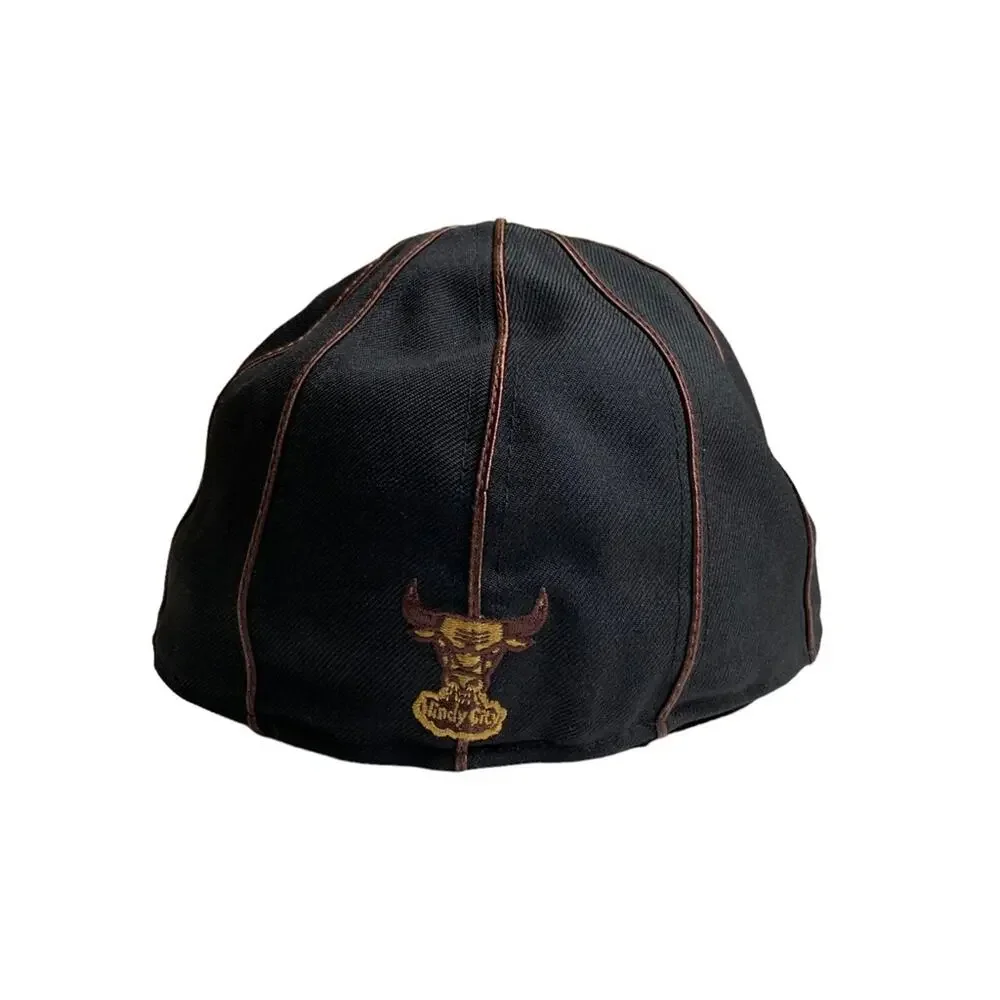 New Era 59Fifty Chicago Bulls Windy‎ City Pinwheel Fitted Hat Cap Size 7 3/8